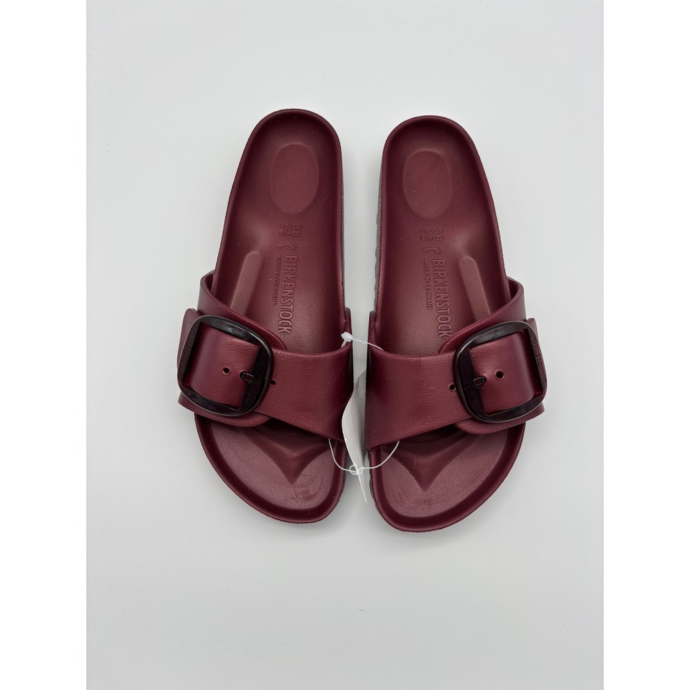 Birkenstock Madrid Big Buckle EVA Sandals Zinfandel Burgundy 1033116 Womens 38